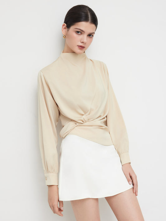 ALESSIA SATIN BLOUSE